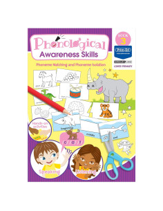 Libro de Habilidades de Conciencia Fonológica 3 - Inglés