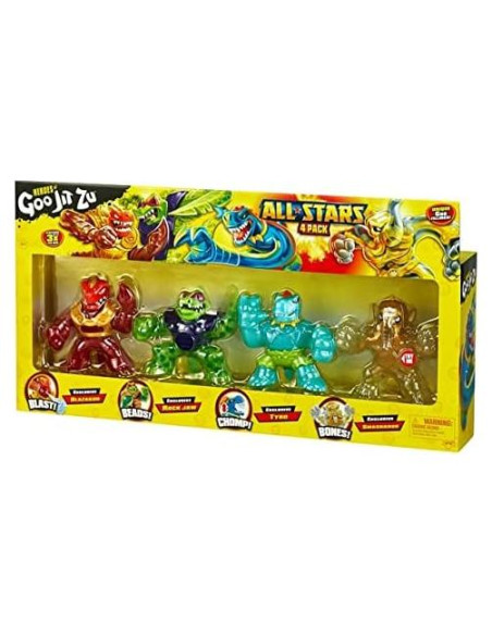 Héroes de Goo Jit Zu Set Especial 4 Figuras Exclusivas Héroes de Goo Jit Zu Set Especial 4 Figuras Exclusivas