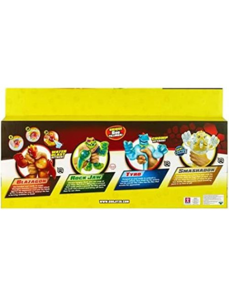 Héroes de Goo Jit Zu Set Especial 4 Figuras Exclusivas Héroes de Goo Jit Zu Set Especial 4 Figuras Exclusivas