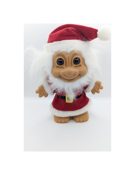 Muñeca Troll Russ Navidad Santa Claus Vintage 20 cm Muñeca Troll Russ Navidad Santa Claus Vintage 20 cm