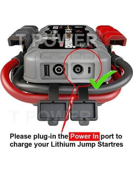 Cargador T-Power 14V-16V para NOCO Boost X GBX45 GBX55 Cargador T-Power 14V-16V para NOCO Boost X GBX45 GBX55