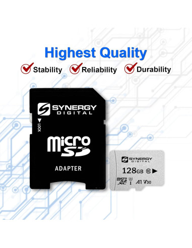 Tarjeta de Memoria Micro SDXC 128GB Synergy Digital UHS-I