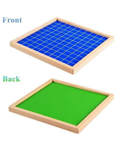 Juguete Educativo de Madera Montessori 1-100 para Niños