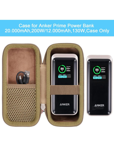 Funda Dura Khanka para Batería Portátil Anker 12000mAh/20000mAh Funda Dura Khanka para Batería Portátil Anker 12000mAh/20000mAh