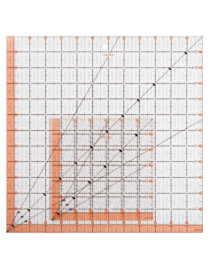 Juego de Reglas Acrílicas Cuadradas Fiskars 31.75 cm y 16.51 cm