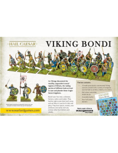 Miniaturas Viking Bondi Warlord Games 28mm para Hail Caesar 2