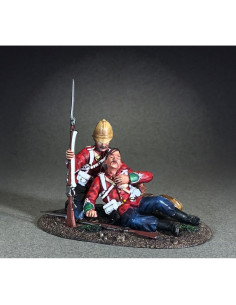 Soldado de Juguete W. Britain Guerra Anglo Zulu 20209 24 Infantería 2