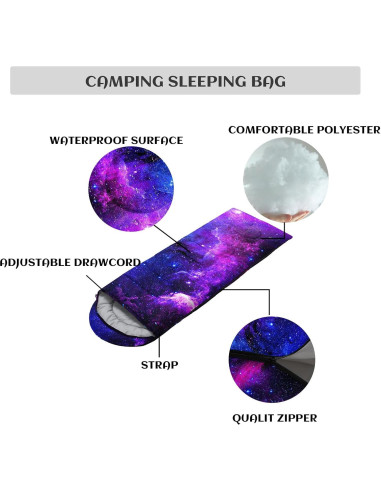 Saco de dormir Nttopship 3 estaciones para adultos y niños