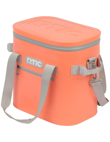 Cooler Suave Aislado RTIC 20 Latas Coral, Ligero y a Prueba de Fugas Cooler Suave Aislado RTIC 20 Latas Coral, Ligero y a Prueba de Fugas