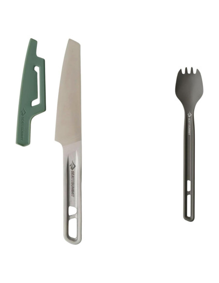 Cuchillo y Cuchara de Cocina Sea to Summit Acero Inoxidable Cuchillo y Cuchara de Cocina Sea to Summit Acero Inoxidable
