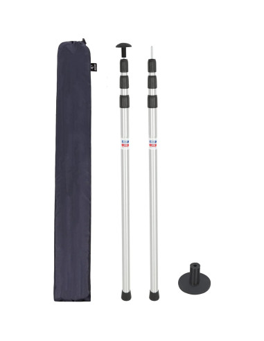 Lona de Camping Impermeable REDCAMP 3x5.1m con Postes