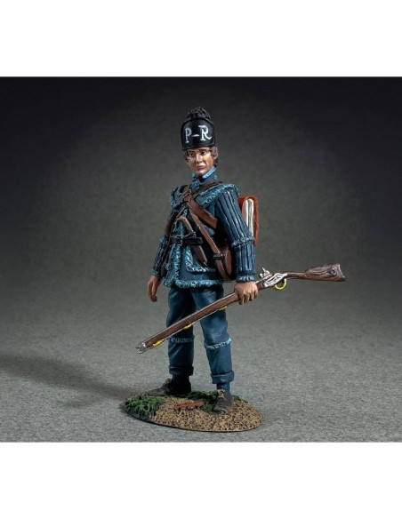 Figura de Metal W. Britain Regimiento Rifle Pennsylvania 1776 Figura de Metal W. Britain Regimiento Rifle Pennsylvania 1776