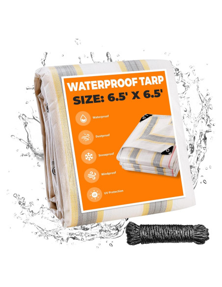 Lona Impermeable EMEKIAN 1.98x1.98m Alta Resistencia UV Lona Impermeable EMEKIAN 1.98x1.98m Alta Resistencia UV