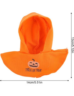 Ropa de Muñeca de Halloween Fukaisu 17cm Naranja 2