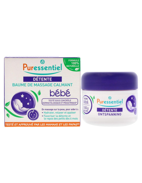 Bálsamo para Bebés Puressentiel Lavanda 29.57 ml 100% Natural Bálsamo para Bebés Puressentiel Lavanda 29.57 ml 100% Natural