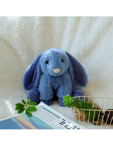 Conejo de Peluche Azul Marino Apricot Lamb 20 cm Suave