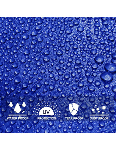 Lona Impermeable STARPYNG 7 Mil Azul 1.83x2.44m Reforzada