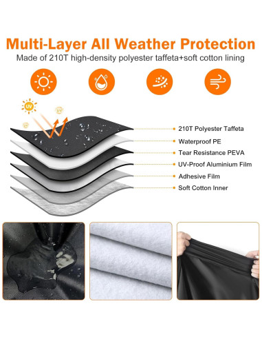 Cubierta de Hamaca Impermeable BETERNY 10 Pies UV y Lluvia