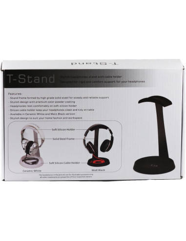 Soporte para Auriculares Gaming Navitech de Acero 25cm