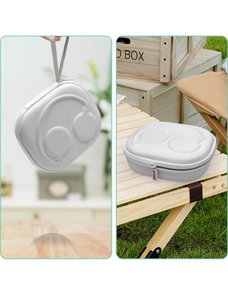Funda Dura XANAD para Auriculares JBL y Soundcore H30i - Blanco Funda Dura XANAD para Auriculares JBL y Soundcore H30i - Blanco