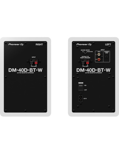 Altavoz Monitor Activo Pioneer DJ DM-40D-BT-W 38W Bluetooth Blanco