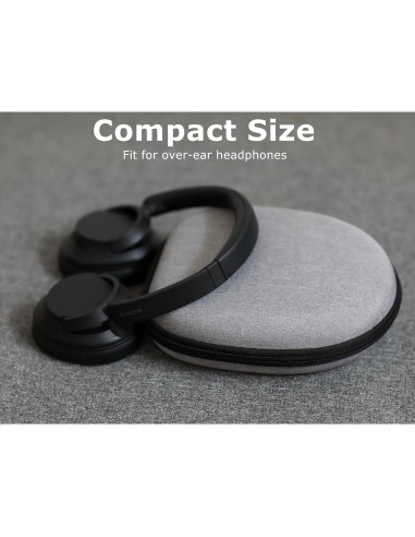 Funda Dura Ginsco para Auriculares Inalámbricos Gris