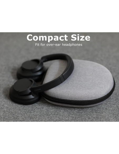 Funda Dura Ginsco para Auriculares Inalámbricos Gris Funda Dura Ginsco para Auriculares Inalámbricos Gris