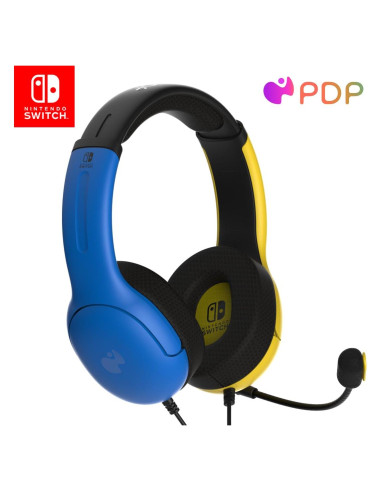 Auriculares Estéreo PDP Gaming LVL40 con Micrófono para Nintendo Switch - Cancelación de Ruido, Ligeros y Cómodos