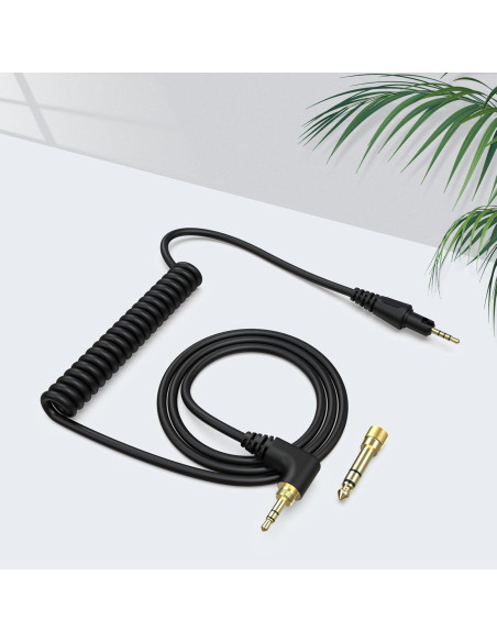 Cable de Auriculares DJ Lusgawer 2.5mm a 3.5mm con Adaptador Cable de Auriculares DJ Lusgawer 2.5mm a 3.5mm con Adaptador
