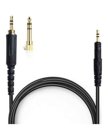 Cable de Reemplazo Zosvoses ATH-M50x 1.52m con Adaptador 6.35mm