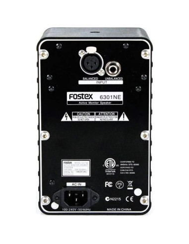 Monitor Activo Fostex 6301NE 20W 4" Balanceado Negro