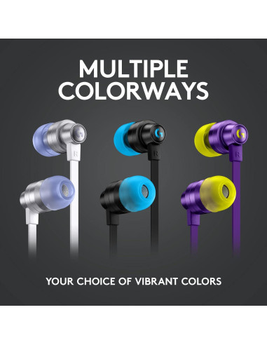 Auriculares Gaming Logitech G333 con Micrófono y Control de Volumen