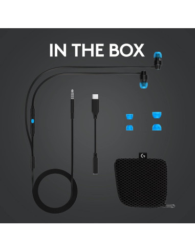 Auriculares Gaming Logitech G333 con Micrófono y Control de Volumen