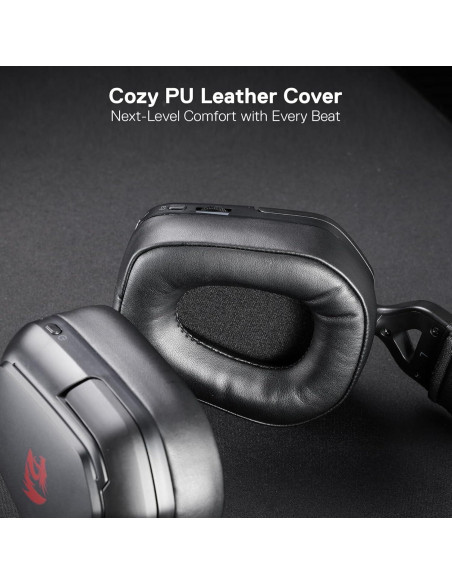 Auriculares Gaming Inalámbricos Redragon H868 RGB 7.1, 40mm Auriculares Gaming Inalámbricos Redragon H868 RGB 7.1, 40mm