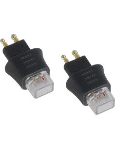 Adaptador Hembra FOSTEX 0.78 a Macho 0.78/0.75 2 Pines Negro 2