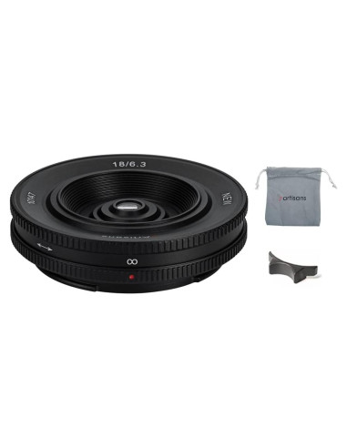Lente Prime 7artisans 18mm F6.3 II para Fuji X - Compacta y Ligera