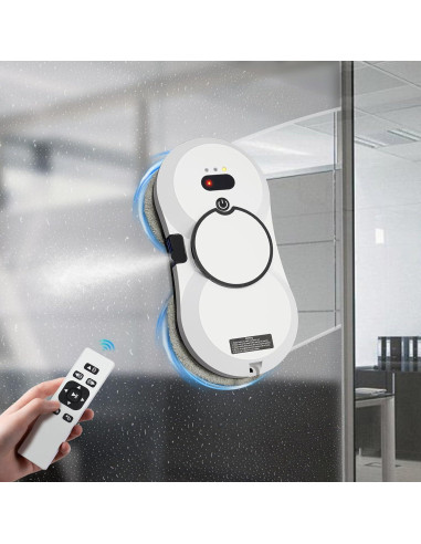 Robot Limpiador de Ventanas AHULIN Inteligente 2800Pa Blanco