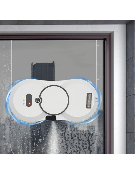Robot Limpiador de Ventanas AHULIN Inteligente 2800Pa Blanco Robot Limpiador de Ventanas AHULIN Inteligente 2800Pa Blanco