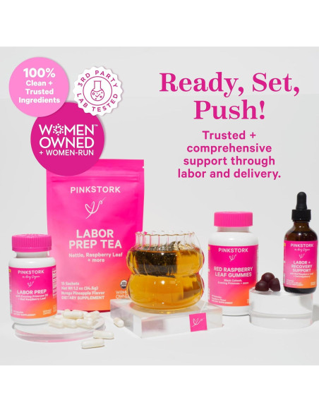 Té Orgánico de Preparación para el Trabajo Pink Stork - Mango Piña - 30 Tazas Té Orgánico de Preparación para el Trabajo Pink Stork - Mango Piña - 30 Tazas