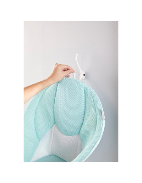 Asiento de Baño para Bebés Contornos Acogedor - Malla 3D Azul Menta Asiento de Baño para Bebés Contornos Acogedor - Malla 3D Azul Menta