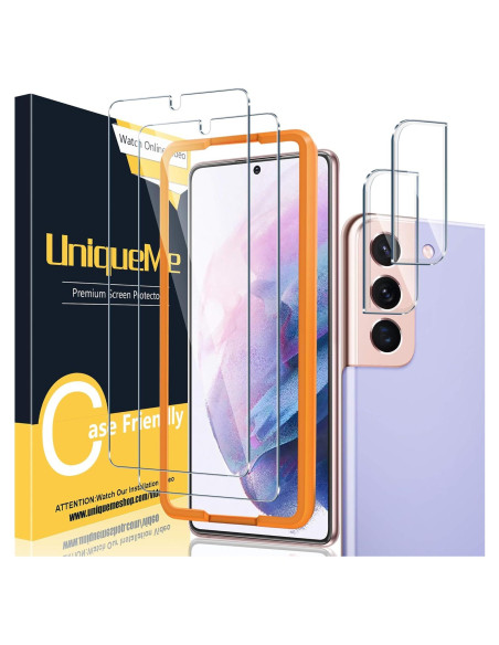 Protector de Pantalla UniqueMe para Samsung Galaxy S21+ 6.7" 9H Protector de Pantalla UniqueMe para Samsung Galaxy S21+ 6.7" 9H