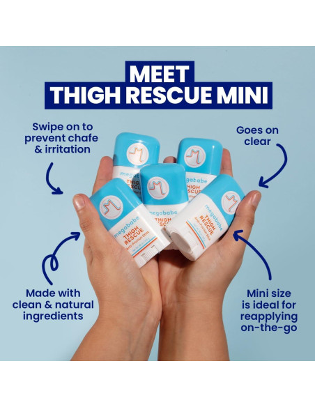 Stick Anti-Fricción Megababe Thigh Rescue Mini 60g Stick Anti-Fricción Megababe Thigh Rescue Mini 60g