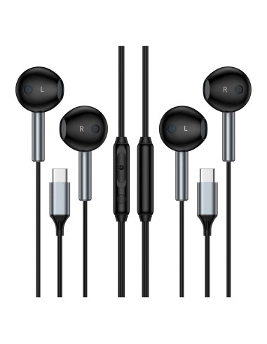 Auriculares con cable USB-C Samsung A17 A16 S25 Z Fold 4 pies