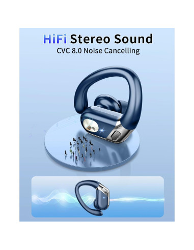 Auriculares Inalámbricos Matast B02 Bluetooth 5.4 IP7 50H