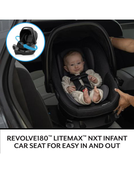 Sistema de Viaje Evenflo Shyft Intuiti Cochecito Modular Negro Sistema de Viaje Evenflo Shyft Intuiti Cochecito Modular Negro