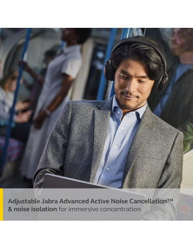 Auriculares Inalámbricos Jabra Evolve2 75 con Base de Carga