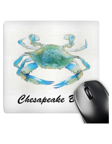 Alfombrilla para Mouse 3dRose Cangrejo Azul 20.32cm Alfombrilla para Mouse 3dRose Cangrejo Azul 20.32cm