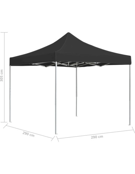 Carpa Plegable Profesional ANYCHOLE 3x3m Antracita para Eventos Carpa Plegable Profesional ANYCHOLE 3x3m Antracita para Eventos
