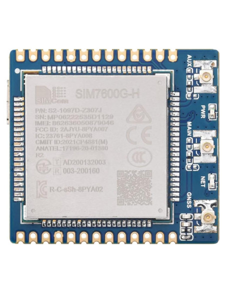 Módulo 4G Waveshare SIM7600G-H para Raspberry Pi, GNSS Módulo 4G Waveshare SIM7600G-H para Raspberry Pi, GNSS