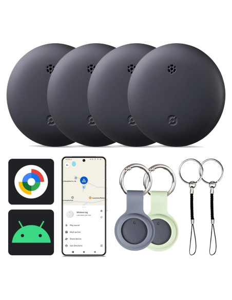 Rastreador Bluetooth Reyke S10 para Android - Paquete de 4 Rastreador Bluetooth Reyke S10 para Android - Paquete de 4